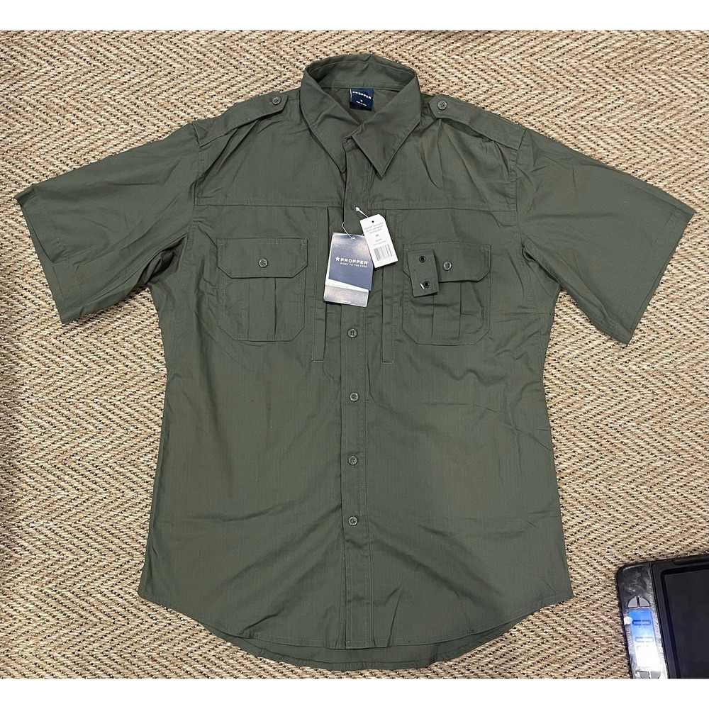 Propper Men's Short SLEEVE LIGHTWEIGHT TACTICAL SHIRT Size Medium
